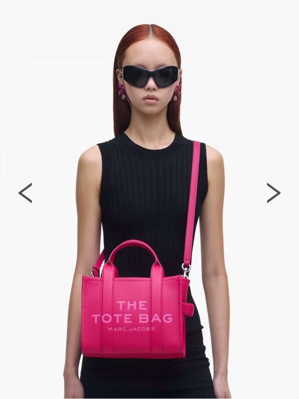 Marc Jacobs The mini Tote Bag - Hot Pink - Picture 3 of 6